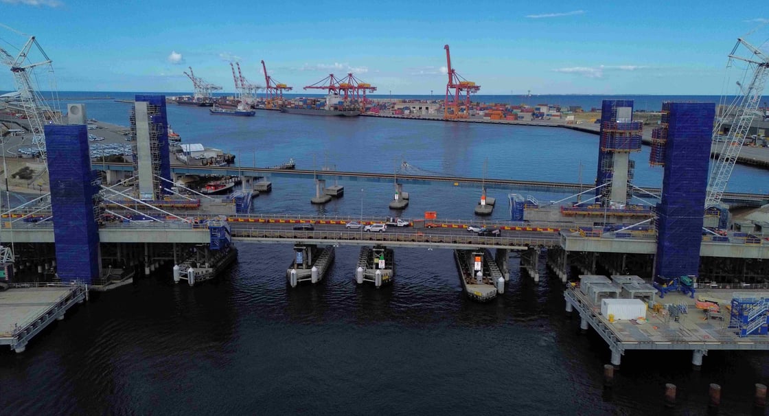 Fremantle Traffic Bridge - whole project